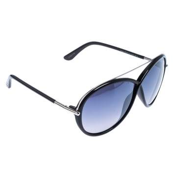 Pre Owned Tom Ford Black/Grey Gradient TF454 Tamara Butterfly Sunglasses 