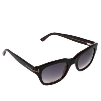 Pre Owned Tom Ford Black/Grey TF237 Snowdon Sunglasses