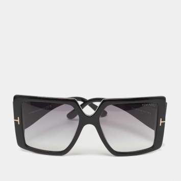 Pre Owned Tom Ford Black Quinn Gradient Sunglasses