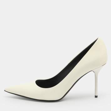 Pre Owned Tom Ford Size 36 White Patent Leather Pointed Toe Pumps