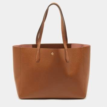 Pre Owned Tory Burch Brown Leather Blake Tote