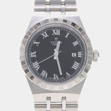 Pre Owned Tudor Royal 28300 Automatic Stainless Steel Womens Wristwatch 28 mm
