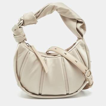 Pre Owned TUMI Beige Nylon Small Asra Crossbody Bag