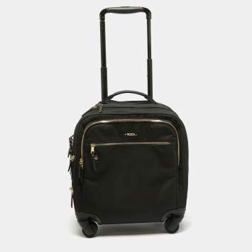 Pre Owned TUMI Black Nylon Osona Compact Carry-On Luggage