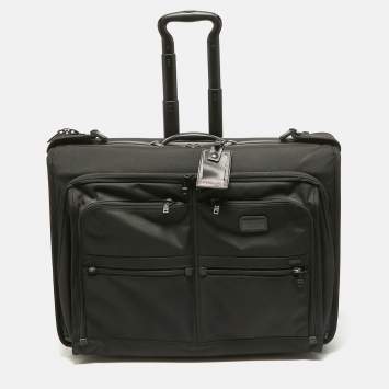 Pre Owned TUMI Black Fabric 2 Wheeled Alpha Classic Garment Luggage