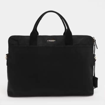 Pre Owned TUMI Black Nylon Joanna Voyageur Laptop Bag