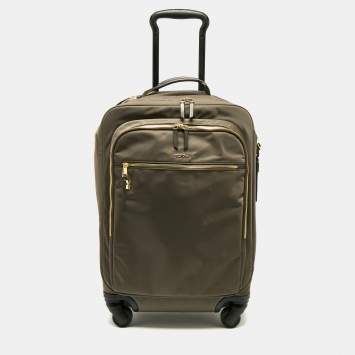 Pre Owned TUMI Grey Nylon Tres Léger International Carry On Suitcase