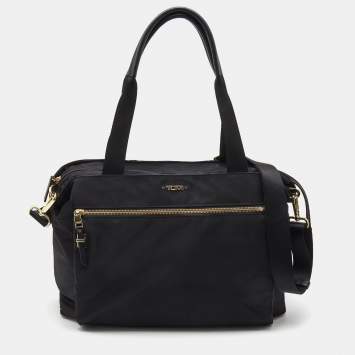 Pre Owned TUMI Black Nylon Voyageur Messenger Bag