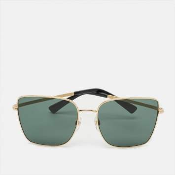مملوكة مسبقًا Valentino Black/Gold Tone VA 2054 Butterfly Sunglasses