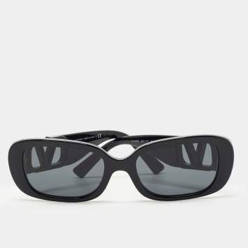 Pre Owned Valentino Black VLogo VA 4067 Sunglasses