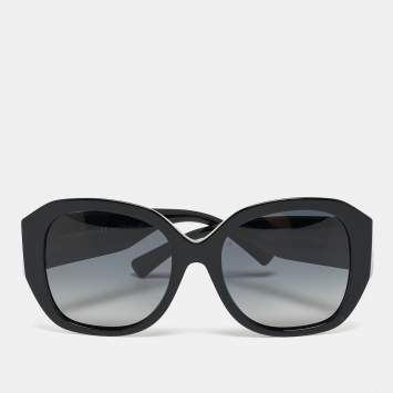 Pre Owned Valentino Black Gradient VA4079 Square Sunglasses