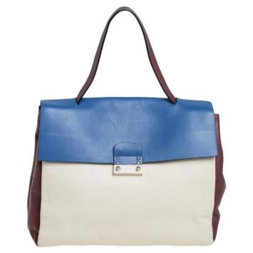 مملوكة مسبقًا Valentino Tricolor Leather Mime Bag