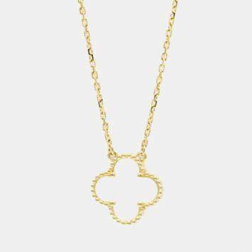 مملوكة مسبقًا قِلادة فان كليف آند آربلز ألامبرا فينتاج ذهب أصفر عيار 18 صدَف أم اللؤلؤ