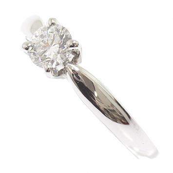 Pre Owned Van Cleef & Arpels Bonheur Platinum Diamond Ring Size 47
