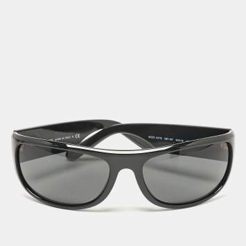 Pre Owned Versace Black  MOD. 4276 Medusa Oval Sunglasses