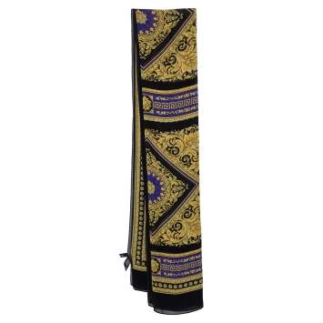 Pre Owned Versace Multicolor Barocco Print Silk Scarf