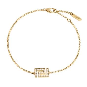 Pre Owned Versace Diamond 18k Yellow Gold Bracelet