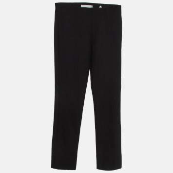 Pre Owned Vince Black Jersey Stitch Front Seam Ponte Leggings S