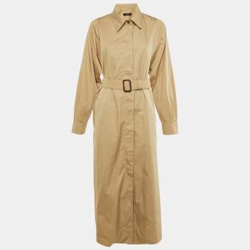 Pre Owned Weekend Max Mara Beige Shirt Maxi Dress XL