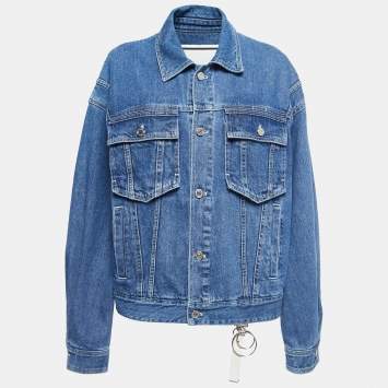 Pre Owned Wooyoungmi Blue Denim Jacket XL