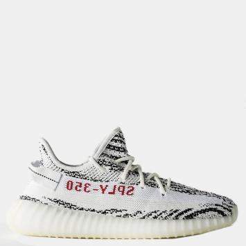 Pre Owned Yeezy x Adidas Boost 350 V2 Zebra Sneakers  Size US 6 (EU 38 2/3)