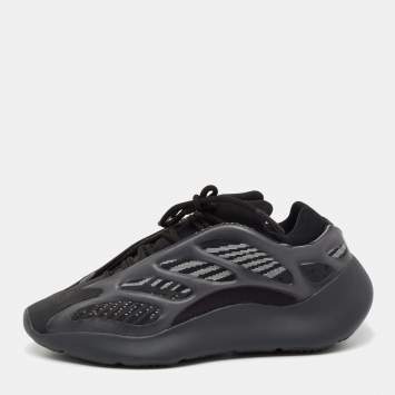 Pre Owned Yeezy x Adidas Black Mesh And Knit Fabric Yeezy 700 V3 Alvah Sneakers Size 38 2/3
