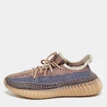 مملوكة مسبقًا Yeezy x Adidas Multicolor Knit Fabric Boost 350 V2 Fade Sneakers Size 38