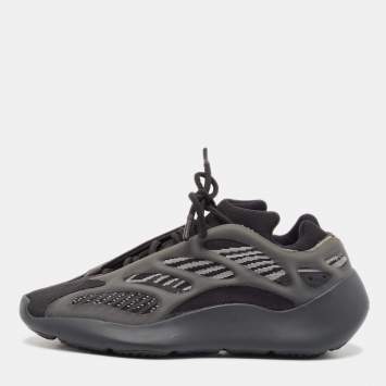 Pre Owned Yeezy x Adidas Black Knit Fabric 700 V3 Alvah Sneakers Size 39 1/3