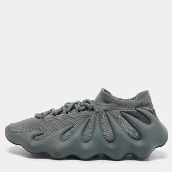 Yeezy x Adidas Grey Knit Fabric 450 Sneakers Size 40