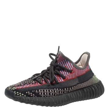 Pre Owned Yeezy x Adidas Multicolor Yecheil Cotton Knit Boost 350 V2 Sneakers Size 36.5