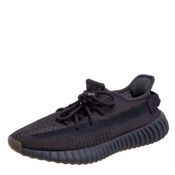 Pre Owned Yeezy x Adidas Cinder Cotton Knit Boost 350 V2 Sneakers Size 38.5