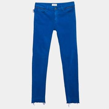 Pre Owned Zadig & Voltaire Blue Denim Eva Cher Jeans S Waist 26.5"