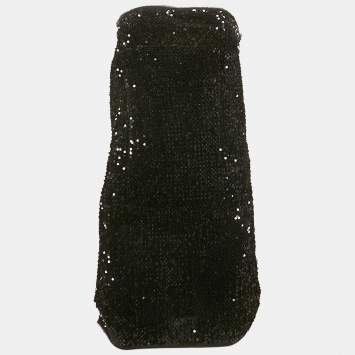 Zadig & Voltaire Black Sequin Raleg Mini Tube Dress M