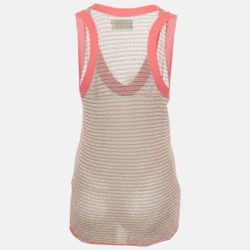 مملوكة مسبقًا توب شبك جوس بلوريك أزرق/وردي زادك آند فولتيير مقاس صغير (سمول)