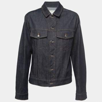 Pre Owned Zadig & Voltaire Blue Denim Base Brut Denim Jacket M