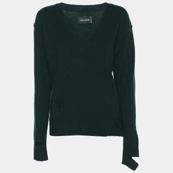 Zadig & Voltaire Green Wool Knit Sweater XS