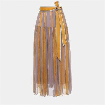 Pre Owned Zimmermann Silk Midi Skirts AU 1