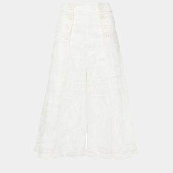 Pre Owned Zimmermann Linen Culottes 3