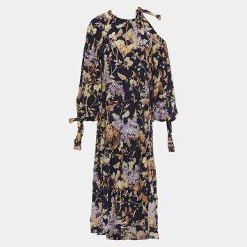 Pre Owned Zimmermann Silk Midi Dress AU 2