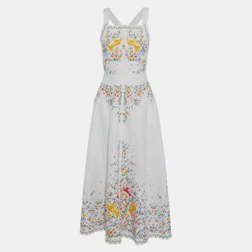 Pre Owned Zimmermann Linen Midi Dress 1