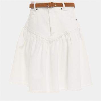 Pre Owned Zimmermann Cotton Mini Skirt 1