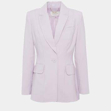 Pre Owned Zimmermann Purple Wool Blazer M