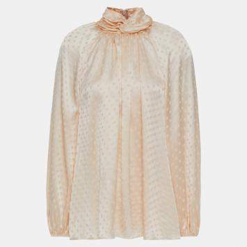 Pre Owned Zimmermann Silk Long Sleeved Top 1