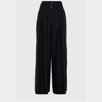 Pre Owned Zimmermann Silk Wide Leg Pants 1
