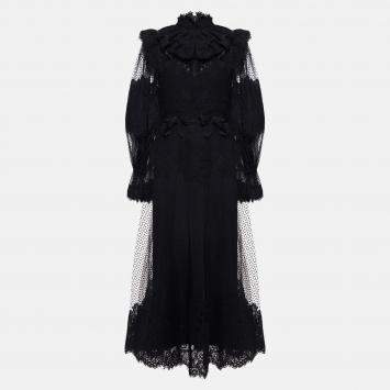Pre Owned Zimmermann Polyester Midi Dress 2