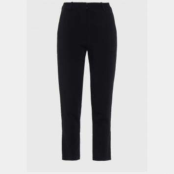 Pre Owned Zimmermann Black Crepe Stovepipe Pants M