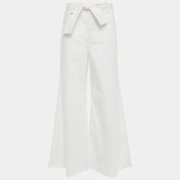 Pre Owned Zimmermann Cotton Wide Leg Jeans AU 3