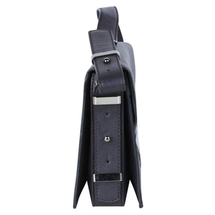 Pre Owned Stella McCartney Black Leather Flap Bag