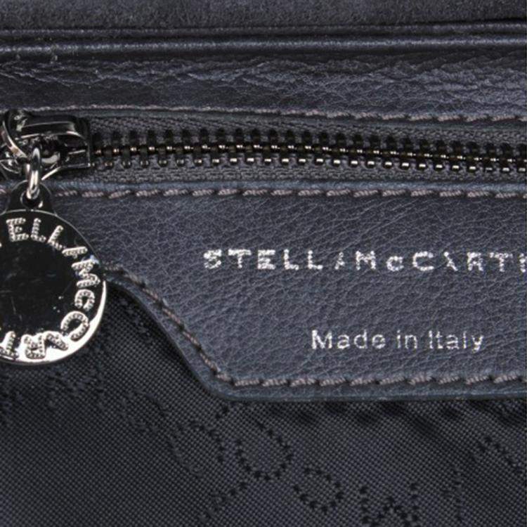 Pre Owned Stella McCartney Black Leather Flap Bag