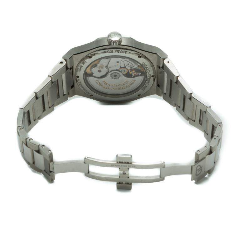 Pre Owned Girard Perregaux Laureato Limited Edition 28 Pcs  Arabic Numbers Men's Watch 42MM
